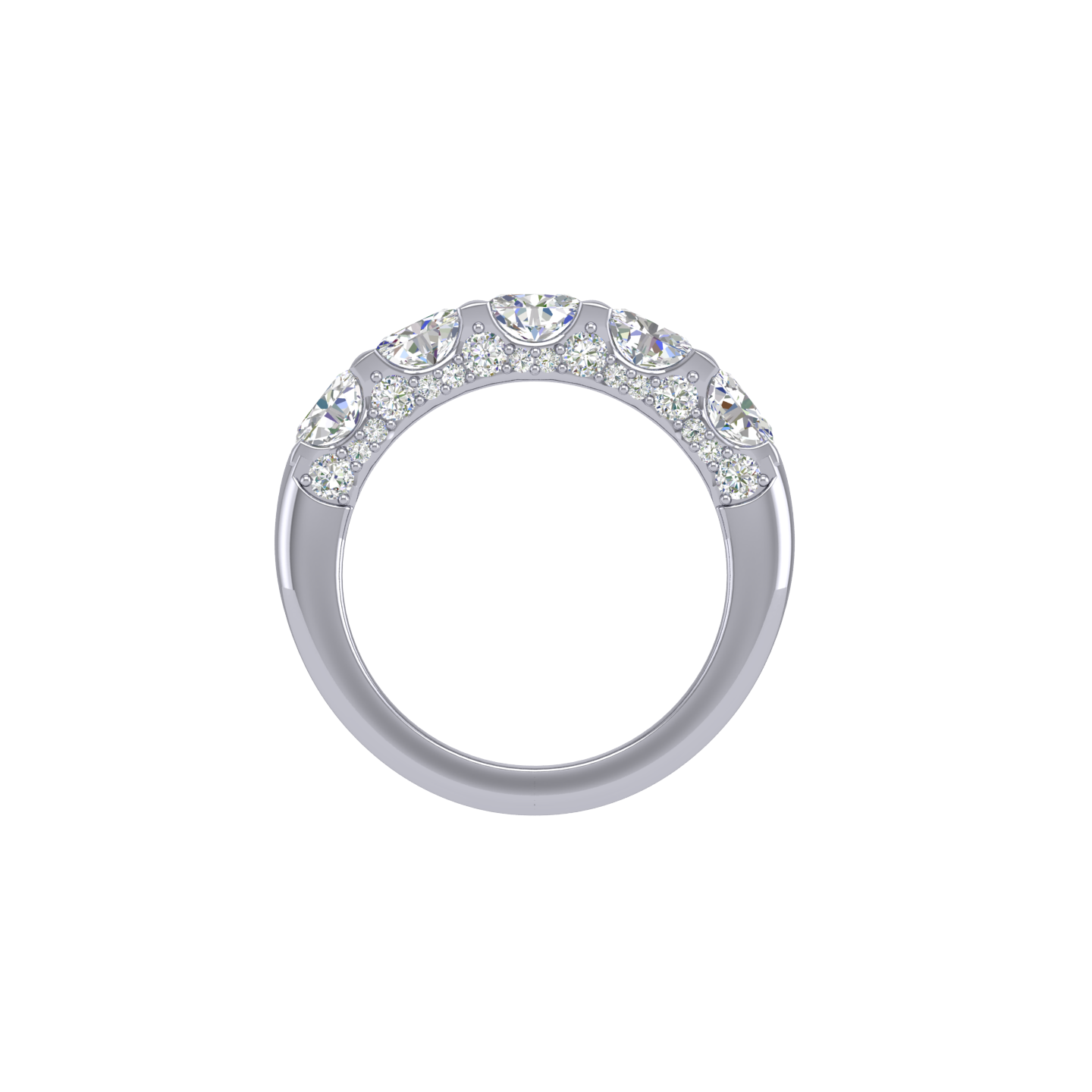 Circe Oval Three-Sided