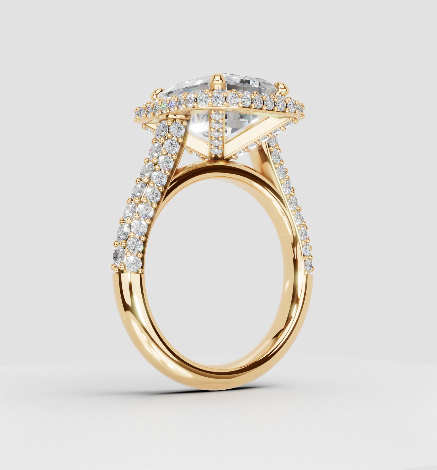 Sevina Three-Sided Halo