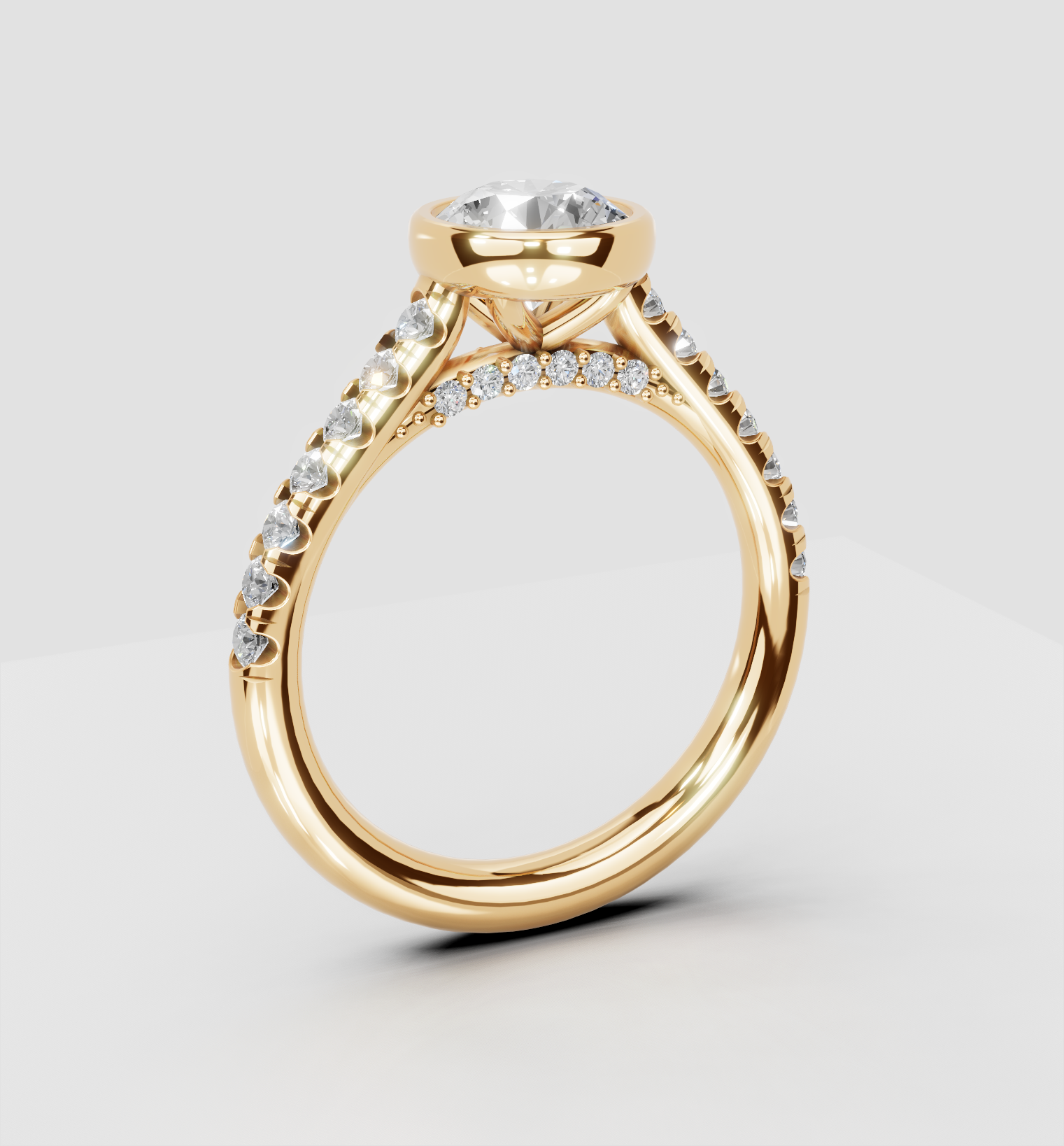 Karyatis Bezel Engagement